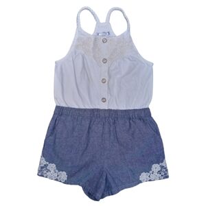 Aphorism Lace Girl Romper Sz 6